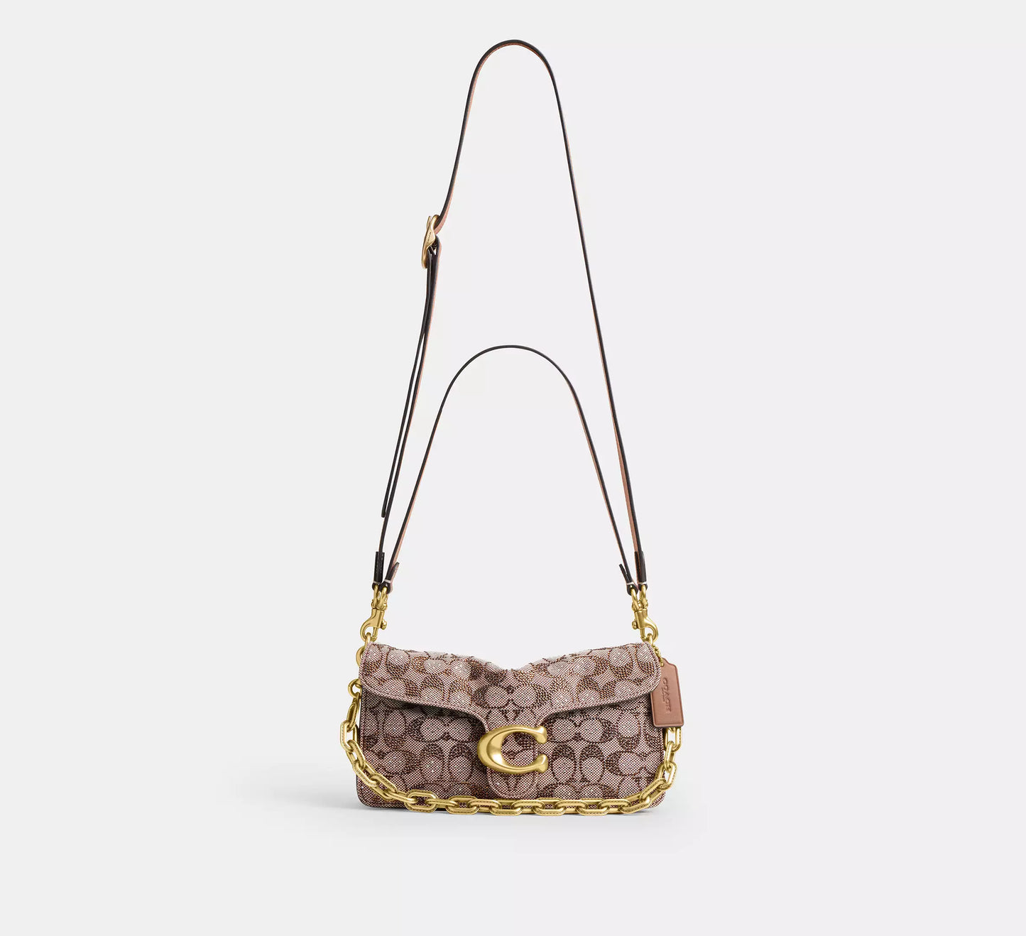 Coach Tabby Shoulder In Crystal Signature Jacquard