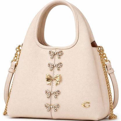 Coach Cream Lana Create Ribbon Bag