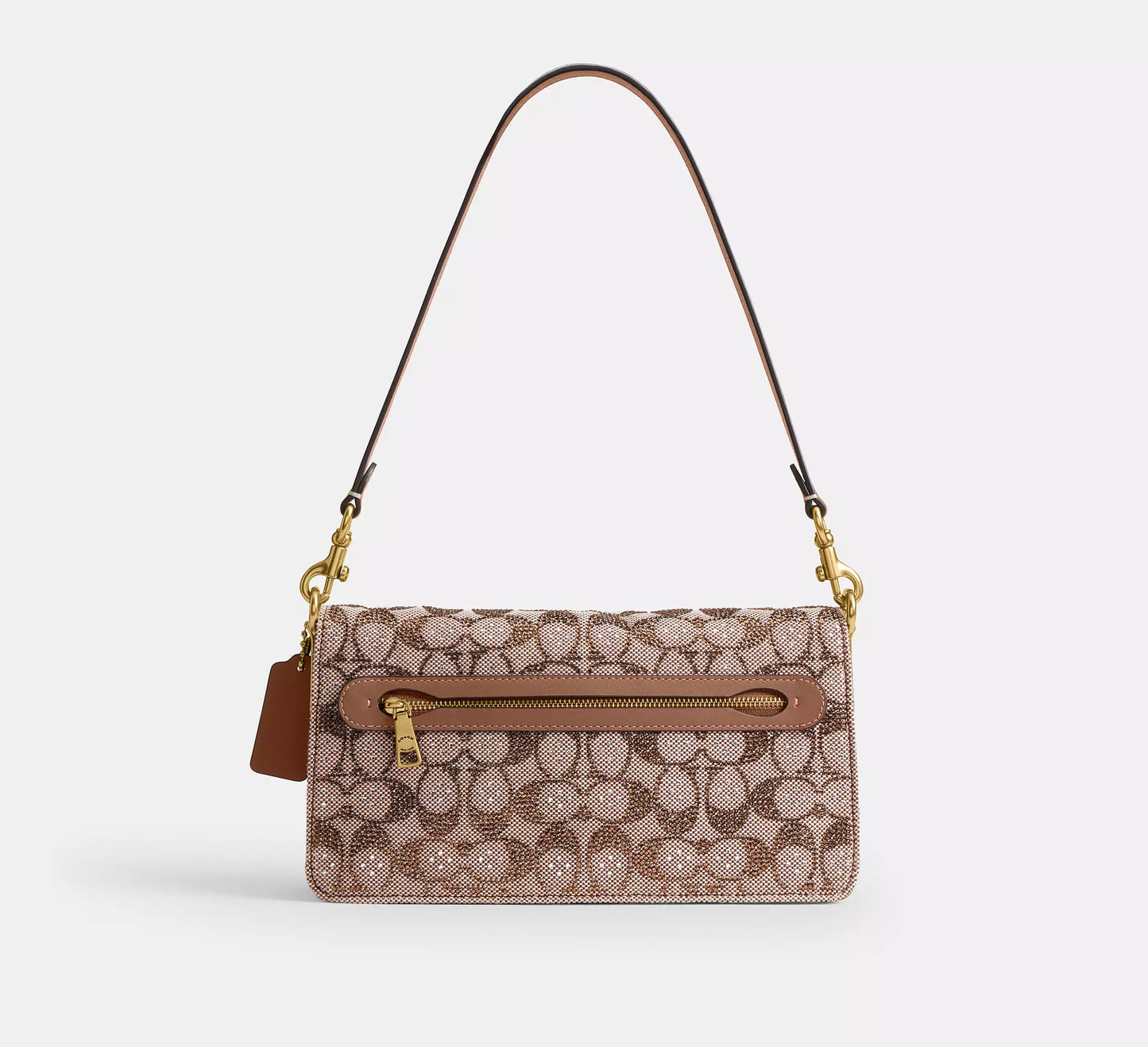 Coach Tabby Shoulder In Crystal Signature Jacquard