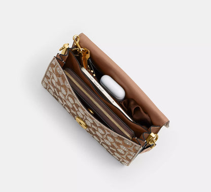 Coach Tabby Shoulder In Crystal Signature Jacquard