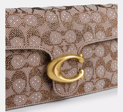 Coach Tabby Shoulder In Crystal Signature Jacquard