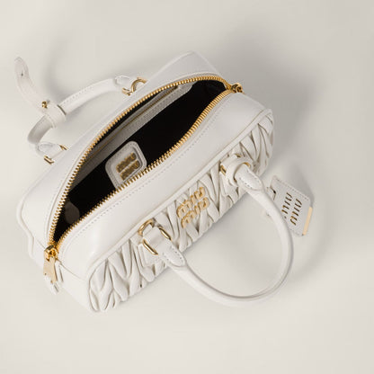 Miu Miu Arcadie Matelassé Nappa Leather Bag