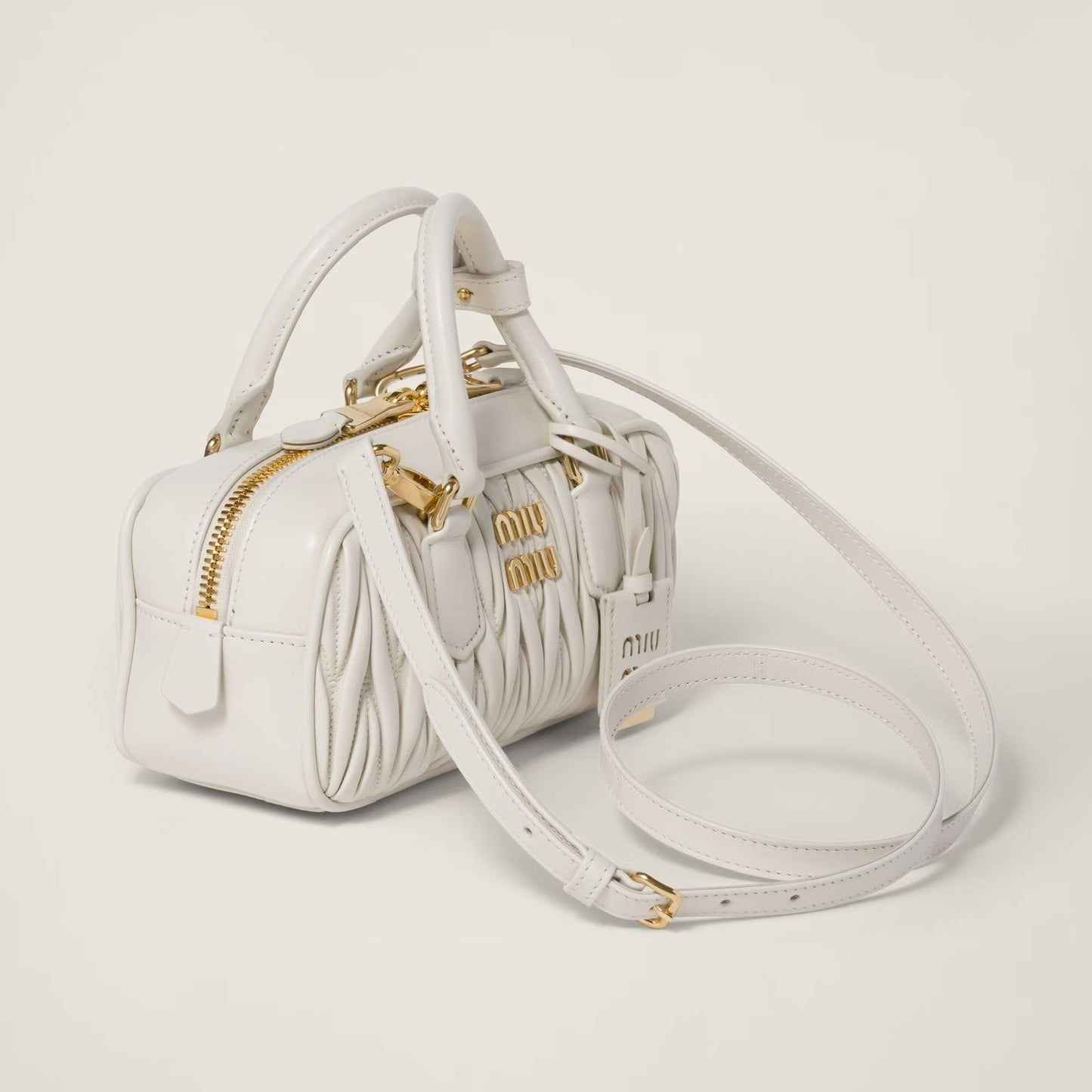 Miu Miu Arcadie Matelassé Nappa Leather Bag
