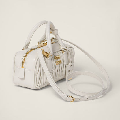 Miu Miu Arcadie Matelassé Nappa Leather Bag